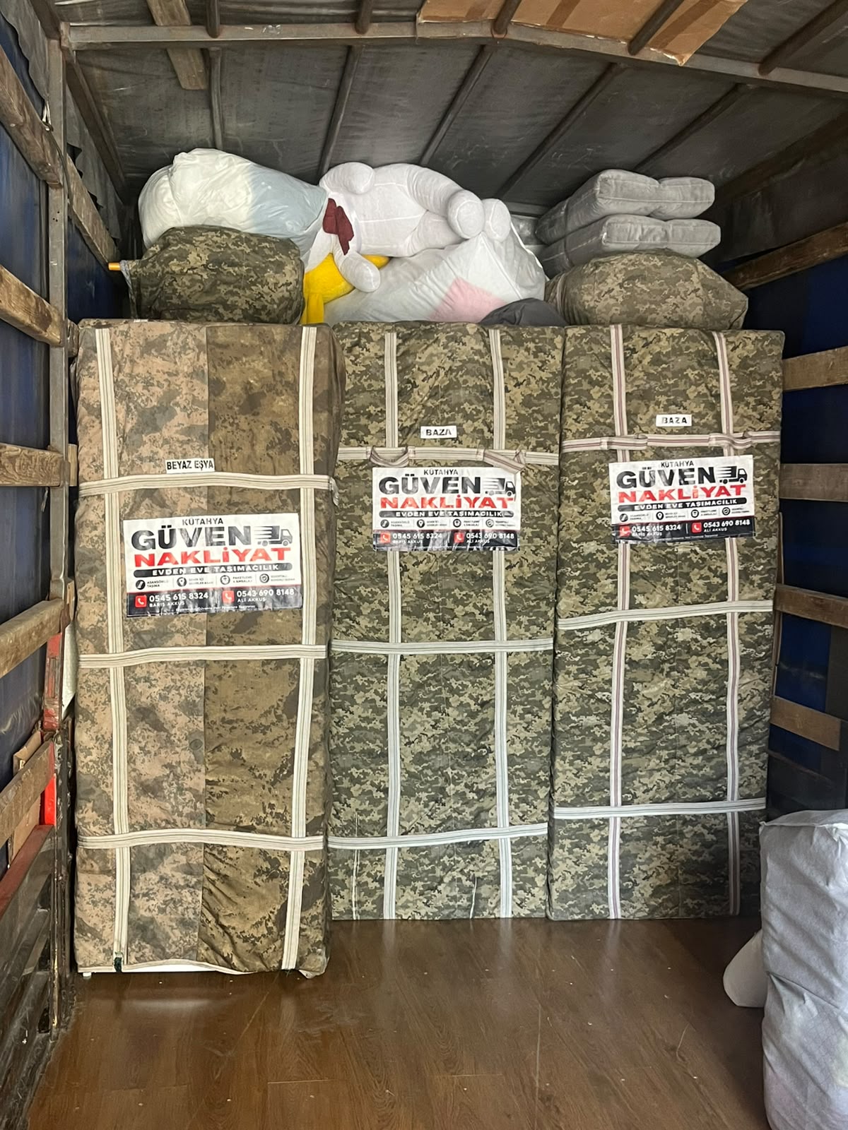 Kütahya evden eve nakliyat paketleme çalışması